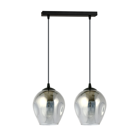 Lampa wisząca ISTAR 2 BL GRAFIT Emibig 680/2 czarny