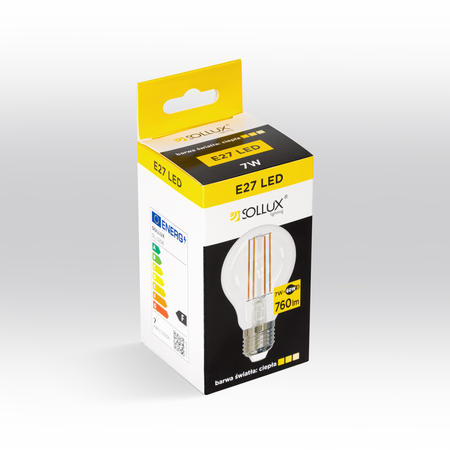 Sollux Lighting Żarówka LED E27 3000K 7W 760lm SL.1208