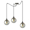 Lampa wisząca GIGI 3 BL GRAFIT Emibig 937/3 czarny