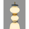Lampa wisząca Luces Exclusivas FELANZO LE45241 złoty i odcienie złota, niebieski