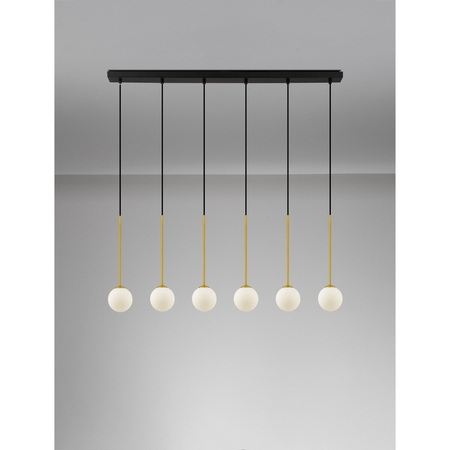 Lampa wisząca Luces Exclusivas LE44269 czarny, złoty i odcienie złota