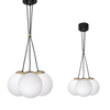 Milagro Lampa wisząca SPARTA BLACK / GOLD 3xE14 MLP6499 CZARNY / ZŁOTY
