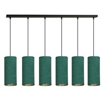 Lampa wisząca BENTE 6 BL GREEN Emibig 1058/6 zielony