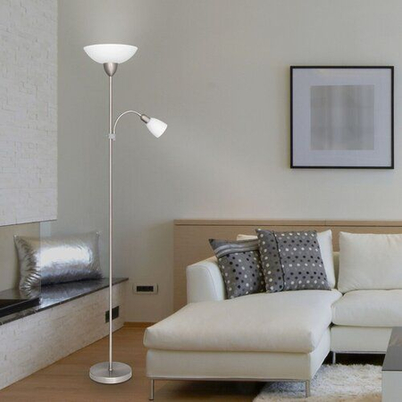 Lampa podłogowa Rabalux Diana 4067 chrom satyna