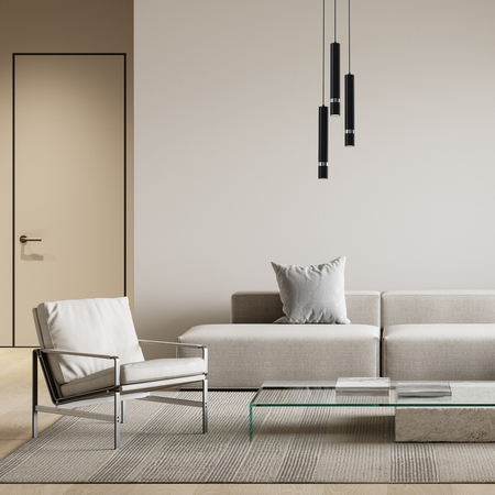 Milagro Lampa wisząca JOKER BLACK/CHROME 3xGU10 MLP8916 Czarny / Chrom