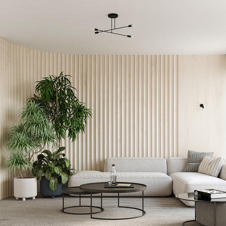 Sollux Lighting Żyrandol NORAH 4 czarny SL.1451