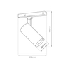 Milagro MAGNETIC TRACK 10W 4000K ML8681 CZARNY