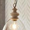Lampa wisząca Endon Lighting Cotswold 110825 mosiądz