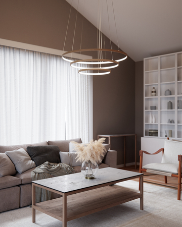Lampa wisząca By Rydens Trione 4202250-5507 naturalny