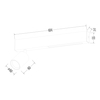 Milagro Lampa Sufitowa Magnet 5W+2xGU10 3000/4000K Czarny ML1132 BIAŁY