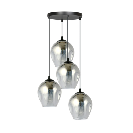 Lampa wisząca ISTAR 4 BL PREMIUM GRAFIT Emibig 680/4PREM czarny