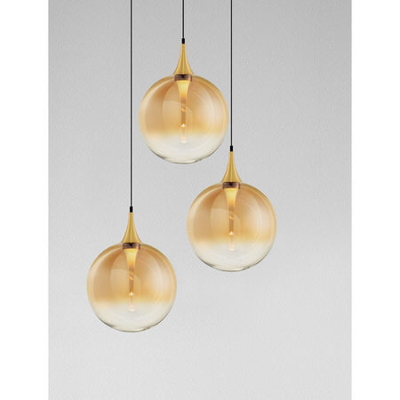 Lampa wisząca Luces Exclusivas LURVELA LE45133 złoty i odcienie złota, czarny