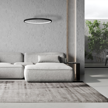 Milagro Lampa wisząca HOOP BLACK 27W LED ML1541 CZARNY