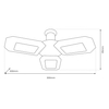 Eko-Light Lampa Warsztatowa 50W 4000K E27 EK1089 CZARNY