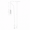 Kinkiet Nowodvorski Lighting Dover I Black Kabel 9264