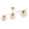Lampa sufitowa Kaja GRAND K-5412 złoty, bursztynowy