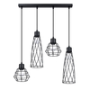 Sollux Lighting Lampa wisząca SULA 1 naturalne drewno SL.1100