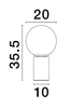 Lampa stołowa Luces Exclusivas ADELA - złoty LE43360
