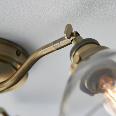 Lampa sufitowa Endon Lighting Hansen 97247 mosiądz