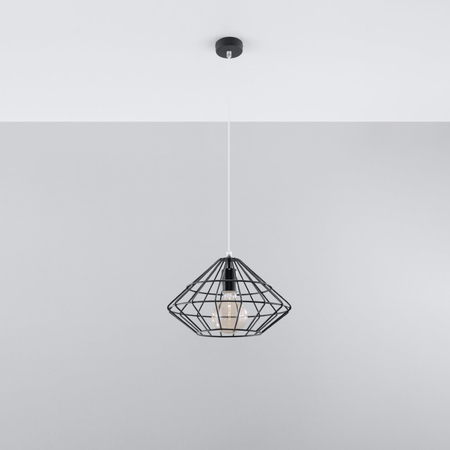Sollux Lighting Lampa wisząca UMBERTO czarna SL.0294