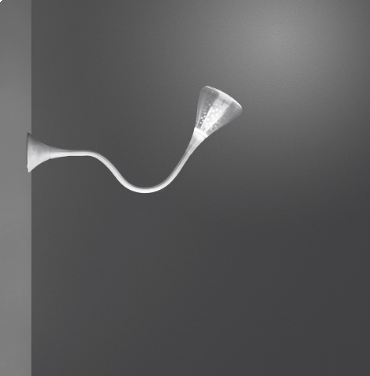 Kinkiet / Plafon Artemide 0671W10A Pipe