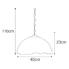 Lampa wisząca Kaja ROSE K-P16835 wielokolorowy