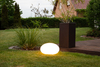 Kropla LED Lampa solarna zewnętrzna ogrodowa przenośna 2900K Biała ciepła 24x42 32420S biały