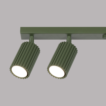 Sollux Lighting Plafon KARBON 6L zielony oliwkowy SL.1623