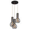 Lampa wisząca ARVI BLACK Kaja K-4522 czarny/złoty
