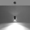Sollux Lighting Lampa wisząca ORBIS 1 szary SL.0052