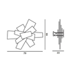 Lampa sufitowa Foscarini 151005-63 Big Bang