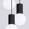 Sollux Lighting Lampa wisząca HALO 3P czarna SL.1715
