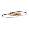 Plafon Italux Poraso PLF-93439-24W-WO Czarny piaskowany
