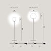 Lampa podłogowa Foscarini 244034EG-10 Rituals XL terra