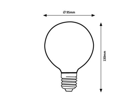 Żarówka Rabalux Filament-LED 1989 przeźroczysty