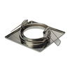Eko-Light ZESTAW OCZEK KWADRATOWYCH 3x5W GU10 EKZ2697 SREBRNY