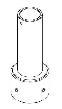 ADAPTER 7665 GRAPHITE o60/o76 FOR 3005 AND NICE