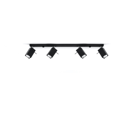 Sollux Lighting Plafon MERIDA 4L szary SL.0461