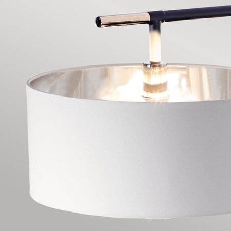 Lampa podłogowa Elstead Lighting Balance czarny/srebrny BALANCE-FL-BKPN