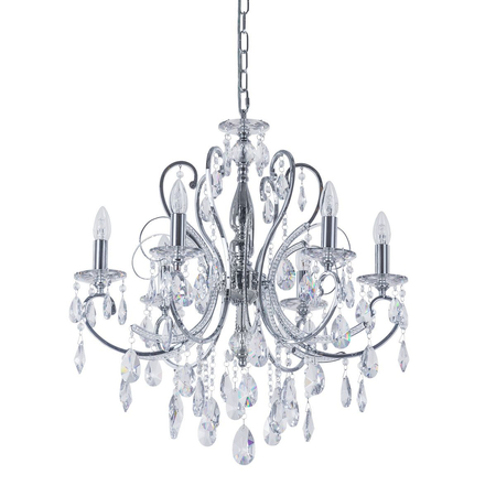 Żyrandol Italux MD72709-6A Barocco Chrome