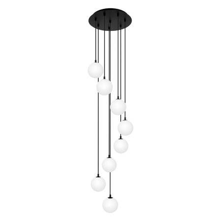 Lampa wisząca Kaja ASPEN K-5552 czarny, biały