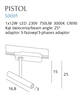 Lampa szynowa Maxlight S0005 biały