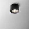 Lampa natynkowa AQForm Only Round Mini LED 230V Hermetic Surface Czarny Struktura