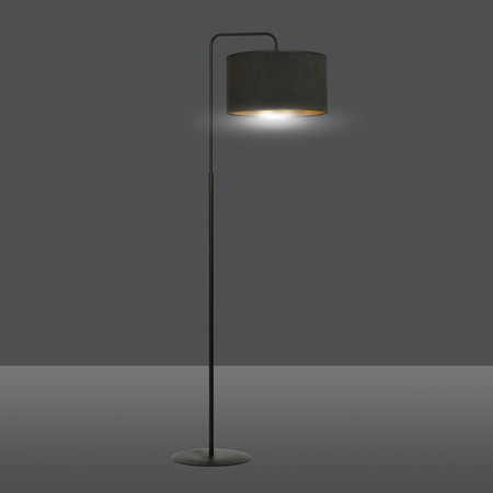 Lampa podłogowa HILDE LP1 BL BLACK Emibig 1054/LP1 czarny
