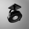 Reflektor AQForm Ceres Qrled Spot Czarny Struktura