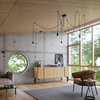 Sollux Lighting Żyrandol EDISON 5 czarny SL.0371