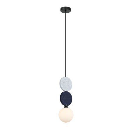 Lampa wisząca Italux PND-59779B-1S-MLTI Czarny, szary, niebieski