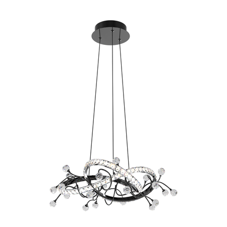 Lampa wisząca Zuma Line MD3481-1S-3BCT MAIA LAMPA WISZĄCA CZARNA/BLACK