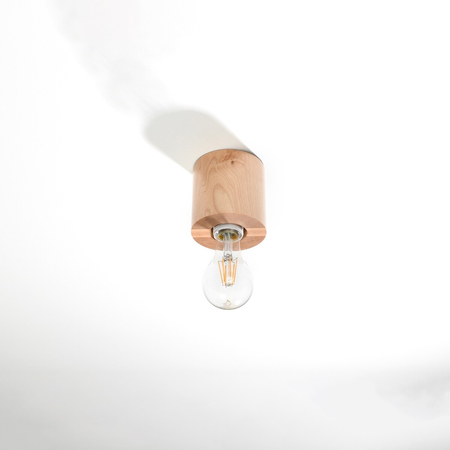 Sollux Lighting Plafon SALGADO naturalne drewno SL.0672