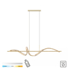 Lampa wisząca Zuma Line MD3170-1-3GT ATHESA LAMPA WISZĄCA ZŁOTA/GOLD